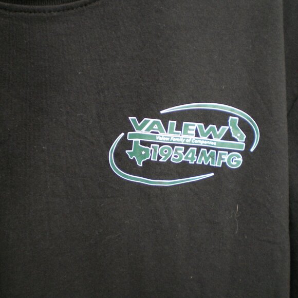Valew 1954 MFG Black Tee Shirt, Size Large - Picture 3 of 6